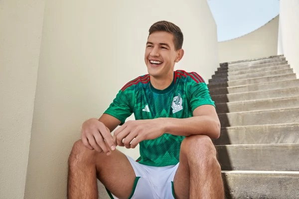 Coppa del mondo 2022 Maglia Messico Bambino Divisa Prima